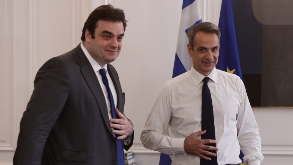 ο Κυριάκος Μητσοτάκης και ο Κυριάκος Πιερρακάκης