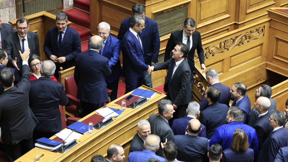 ψήφιση προϋπολογισμού στη Βουλή