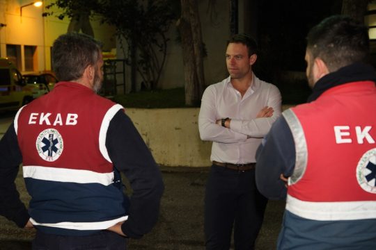Στέφανος Κασσελάκης, ΕΚΑΒ