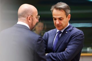 Σαρλ Μισέλ, Κυριάκος Μητσοτάκης