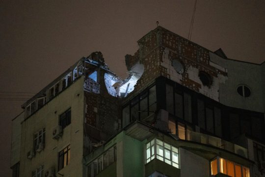 Ζημιές σε κτίριο του Κιέβου