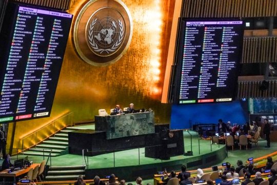 ΟΗΕ, Γενική Συνέλευση, Πόλεμος στη Μέση Ανατολή