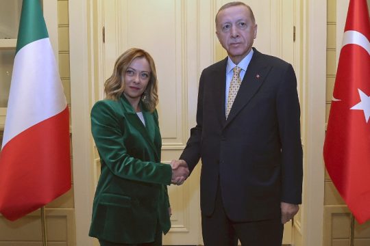 Τζόρτζια Μελόνι- Ταγίπ Ερντογάν