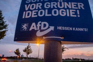 Προεκλογική αφίσα του AfD