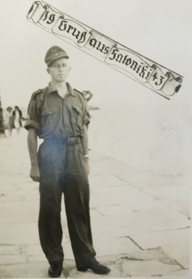 Rudolf Bilgeri, Θεσσαλονίκη, 1943
