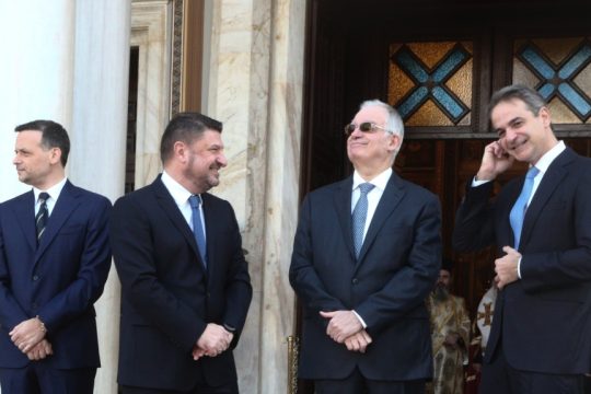 Μητσοτάκης Χαρδαλιάς Δούκας