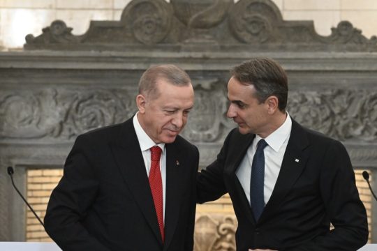 Συνάντηση των δύο ηγετών τον περασμένο Δεκέμβριο στην Αθήνα