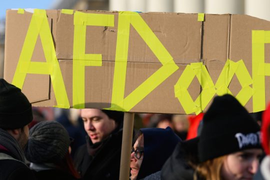 διαδήλωση στη Γερμανία κατά του AfD