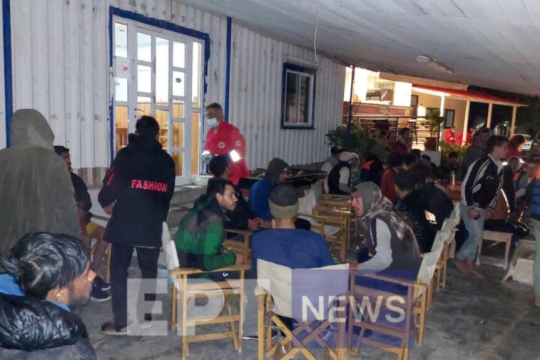 Μετανάστες στους Καλούς Λιμένες Κρήτης