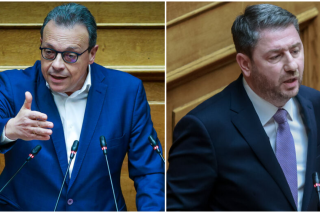 Σωκράτης Φάμελλος και Νίκος Ανδρουλάκης