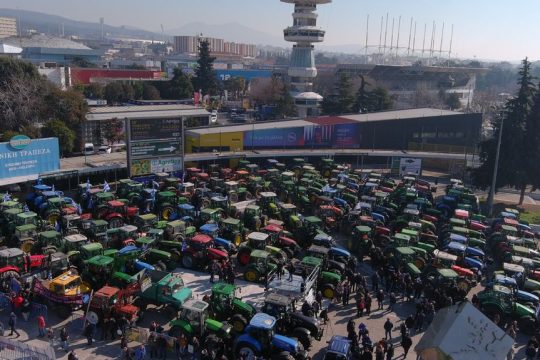 Κινητοποίηση αγροτών στη Θεσσαλονίκη