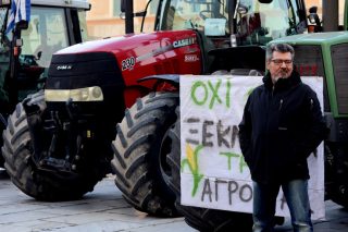Κινητοποίηση αγροτών στην Αθήνα