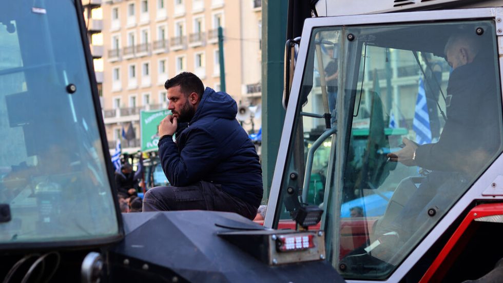 Συλλαλητήριο αγροτών στο Σύνταγμα