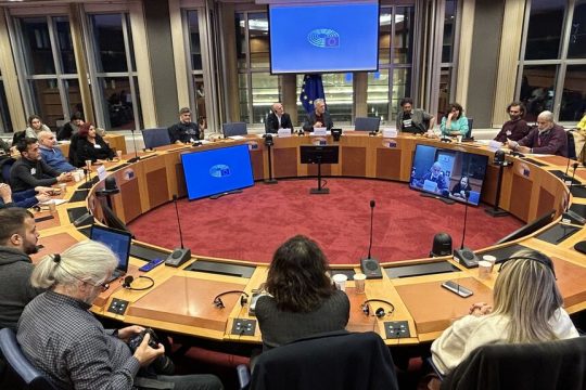 Από την εκδήλωση του Στ. Κούλογλου στις Βρυξέλλες την περασμένη εβδομάδα