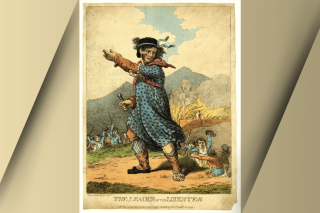 "Ο ηγέτης των Λουδιτών", χαλκογραφία, 1812