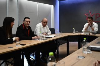 Ο πρόεδρος του ΣΥΡΙΖΑ σε συνάντηση εργασίας που είχε με τουριστικούς φορείς.