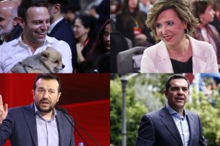 Στέφανος Κασσελάκης | Ολγα Γεροβασίλη |  Νίκος Παππάς | Αλέξης Τσίπρας