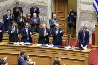 Ο Κ.Μητσοτάκης στη Βουλή