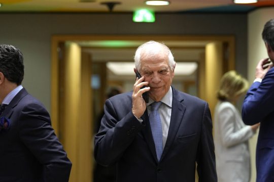 Ο ύπατος εκπρόσωπος της Ε.Ε. για θέματα εξωτερικής πολιτικής, Ζοζέπ Μπορέλ