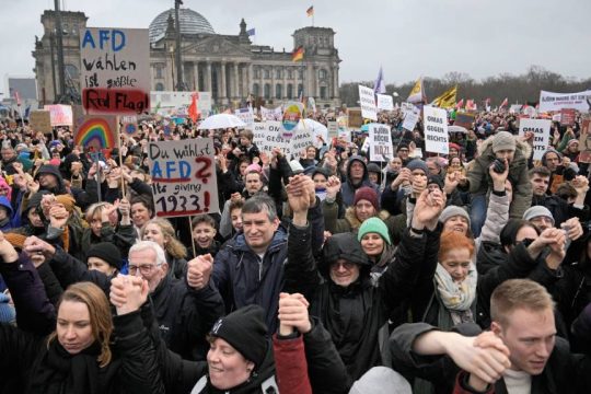 Germany Far-Right Protest