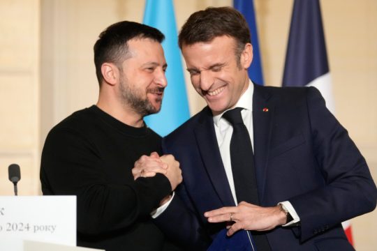 ο Μαρκόν με τον Ζελένσκι