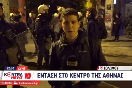 Ο Απόστολος Φουρνατζόπουλος στο ρεπορτάζ