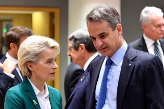 Ούρσουλα φον ντερ Λάιεν, Κυριάκος Μητσοτάκης
