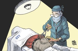 Σκίτσο της Εφ.Συν. [Β.Παπαβασιλείου 14.03.2024]