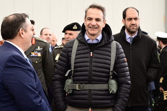 ελετή υποδοχής και ένταξης στη Διοίκηση Αεροπορίας Ναυτικού των νέων Ελικοπτέρων MH-60 ROMEO, παρουσία του Πρωθυπουργού Κυριάκου Μητσοτάκη