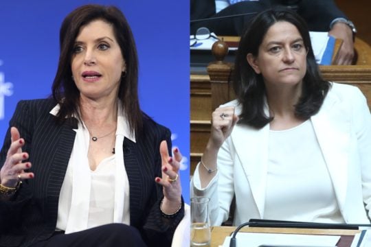 η Νίκη Κεραμέως με την Άννα Μισέλ Ασημακοπούλου