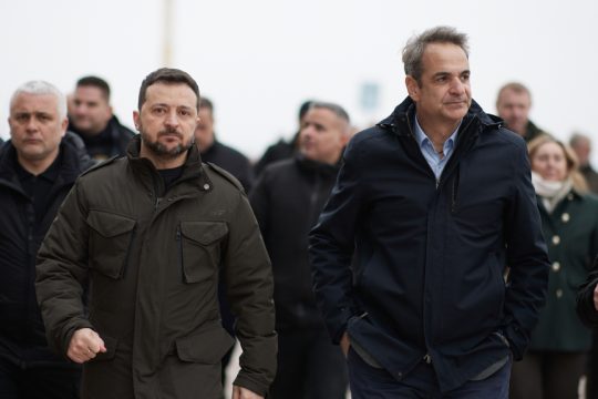 Κυριάκος Μητσοτάκης, Βολοντίμιρ Ζελένσκι