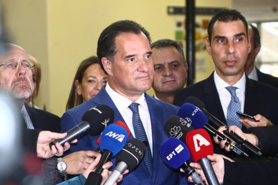Ο Άδωνις Γεωργιάδης στο Παπαγεωργίου