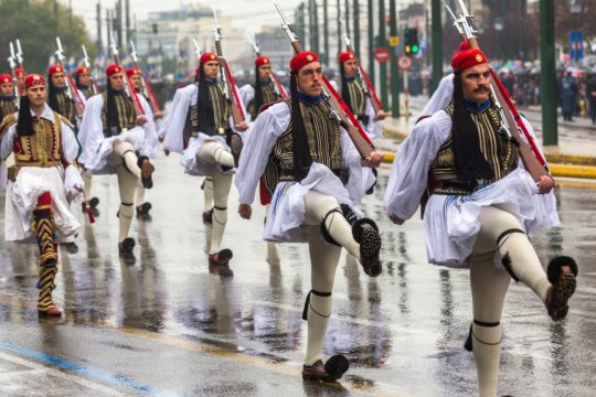 παρέλαση, τσολιάδες