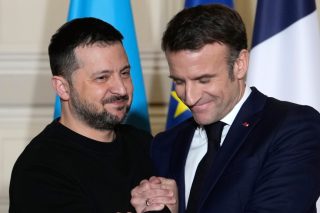 Βολοντίμιρ Ζελένσκι, Εμανουέλ Μακρόν