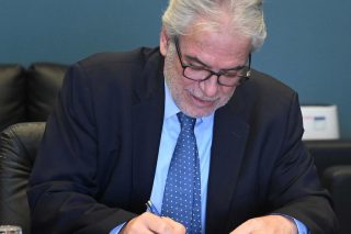 O υπουργός Ναυτιλίας Χρήστος Στυλιανίδης