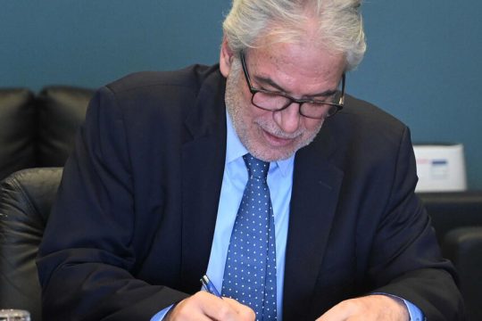 O υπουργός Ναυτιλίας Χρήστος Στυλιανίδης