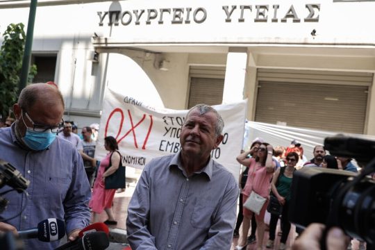Ο πρόεδρος της ΠΟΕΔΗΝ Μιχάλης Γιαννάκος