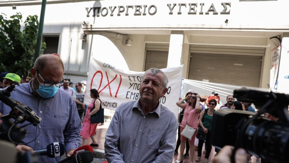 Ο πρόεδρος της ΠΟΕΔΗΝ Μιχάλης Γιαννάκος