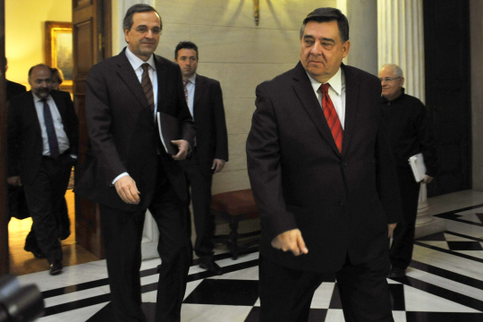 Γιώργος Καρατζαφέρης - Αντώνης Σαμαράς