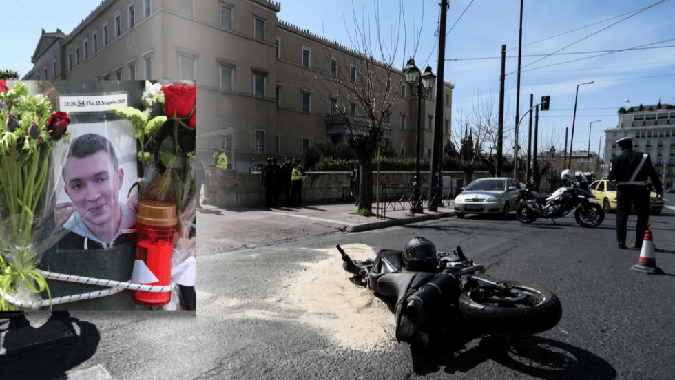Από το τροχαίο έξω από τη Βουλή με θύμα τον 23χρονο Ιάσονα