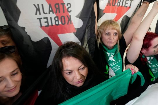 Ακτιβίστριες υπέρ του δικαιώματος στην άμβλωση, στην Πολωνία