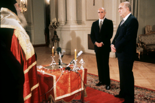 21 Οκτωβρίου 1981. Ο Αντρέας ορκίζεται πρωθυπουργός για πρώτη φορά