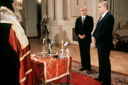 21 Οκτωβρίου 1981. Ο Αντρέας ορκίζεται πρωθυπουργός για πρώτη φορά