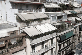 Πολυκατοικίες στο κέντρο της Αθήνας το 2014