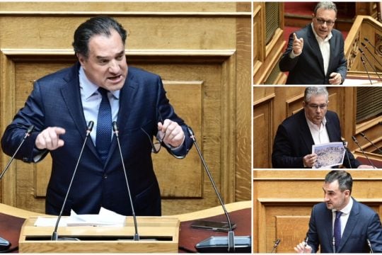 Αδωνις Γεωργιάδης | Σωκράτης Φάμελλος | Δημήτρης Κουτσούμπας | Αλέξης Χαρίτσης