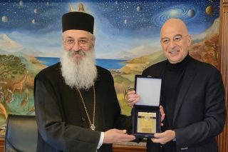 ο Νίκος Δένδιας με τον Άνθιμο