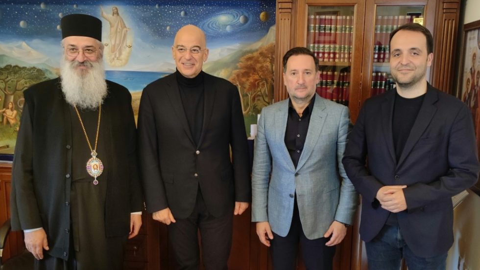 ο Νίκος Δένδιας με τον Άνθιμο