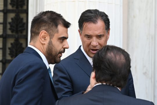 ο Άδωνις Γεωργιάδης και ο Παύλος Μαρινάκης