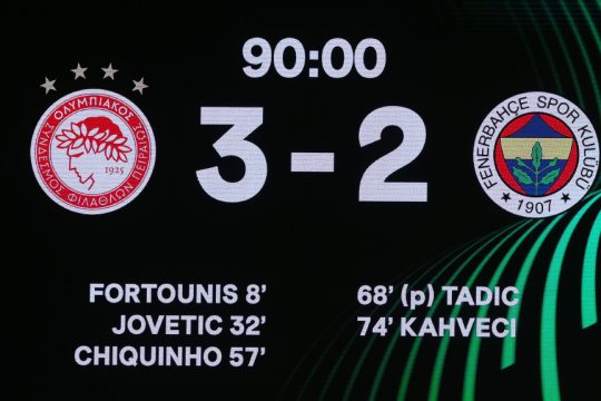Ολυμπιακός - Φενερμπαχτσέ