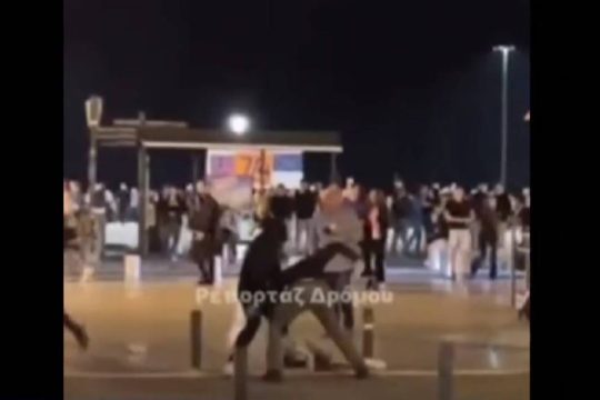 H στιγμή της επίθεσης